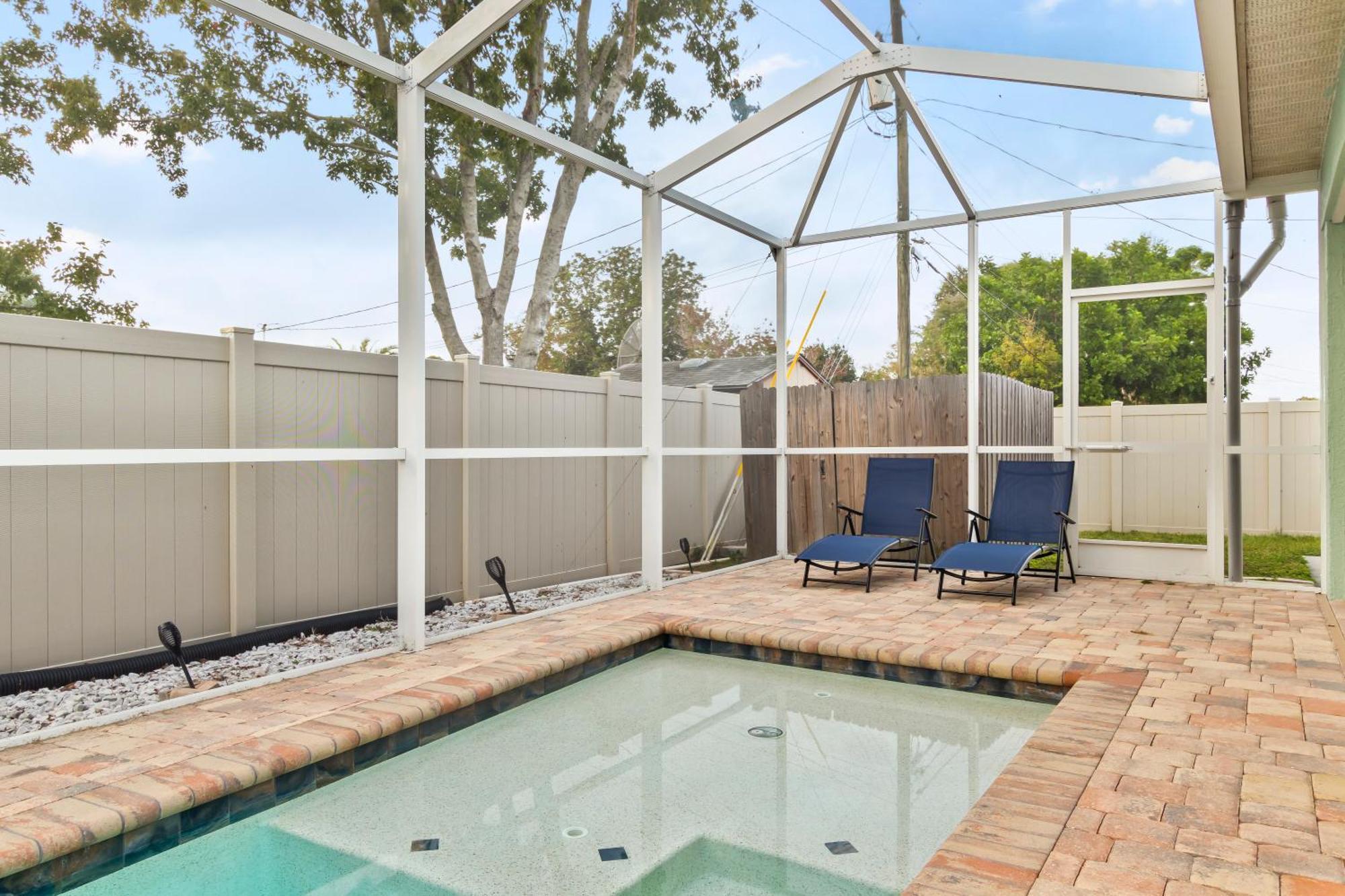 קלירווטר Saltylux16 Heated Saltwater Pool, Near Beach, Honeymoon Island, Farmer Market מראה חיצוני תמונה
